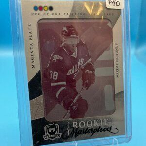2010-11 The Cup Printing Plates SPx Magenta #154 Maxime Fortunus #'d 1/1